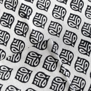 Bowen Black Printed Cushion Cover 43 x 43cm V442-IDC-CUSHIONC-BOWEN-BLACK-SQ
