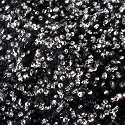 Small Designed Square Cushion Cover 30 x 30 cm Dazzle V442-IDC-CUSHIONC-DAZZLE-BLACK-SQ