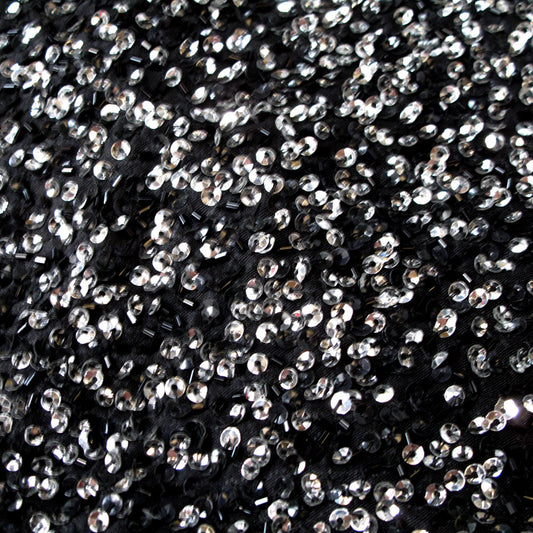 Small Designed Square Cushion Cover 30 x 30 cm Dazzle V442-IDC-CUSHIONC-DAZZLE-BLACK-SQ