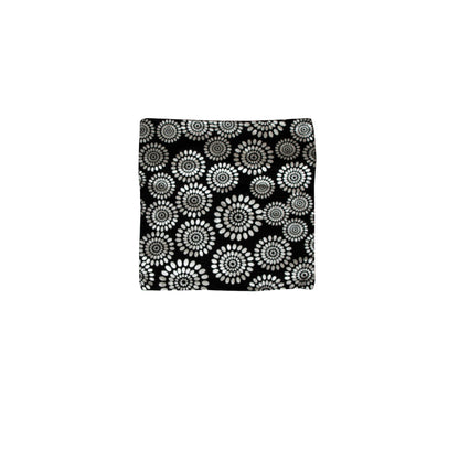 Small Designed Square Cushion Cover 30 x 30 cm Diana V442-IDC-CUSHIONC-DIANA-BLACK-SQ