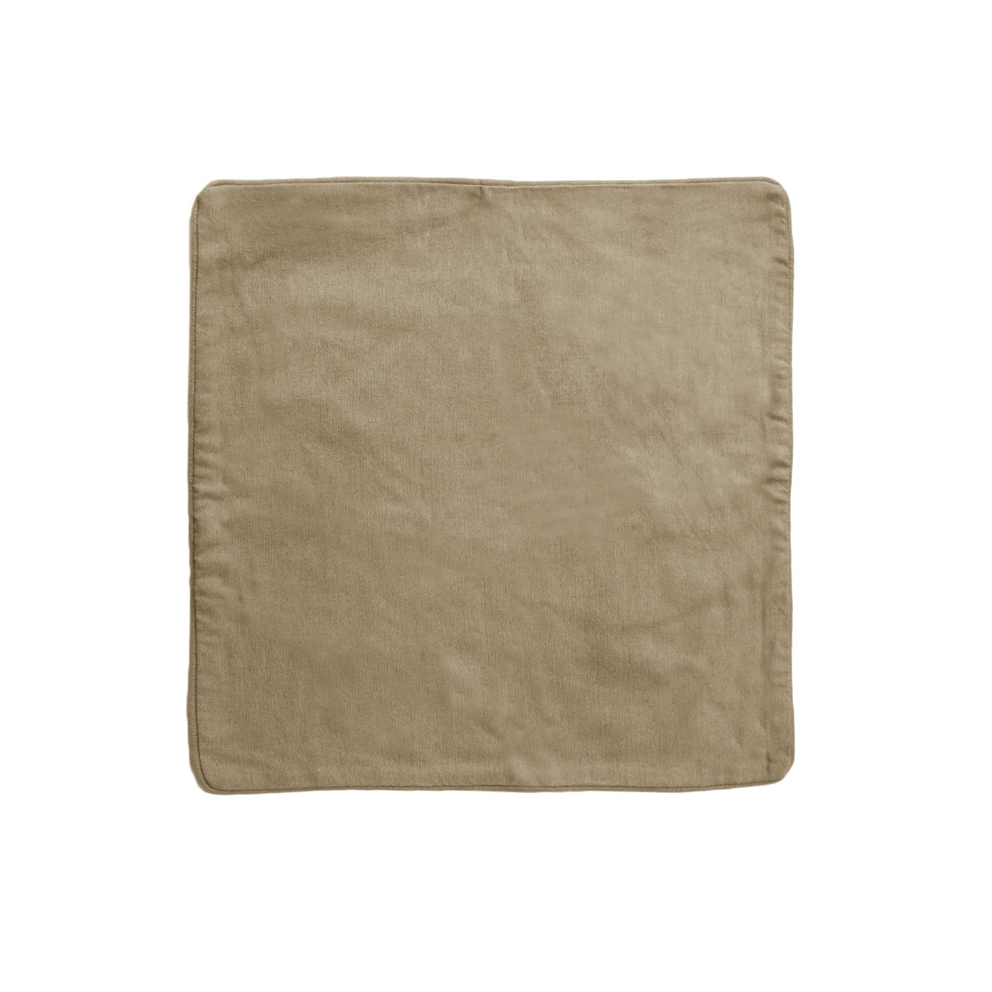 IDC Homewares Lollipop Cotton Piped Cushion Cover 60 cm square Wheat V442-IDC-CUSHIONC-LOLLIPOP60CM-WHEAT-SQ