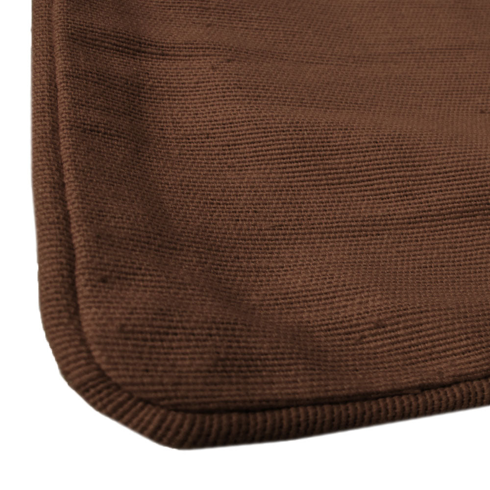 IDC Homewares Lollipop Extra Large Cotton Piped Square Cushion Cover 90 x 90 cm Chocolate V442-IDC-CUSHIONC-LOLLIPOP90CM-CHOCOLATE-SQ