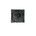 Small Designed Square Cushion Cover 30 x 30 cm Magnum V442-IDC-CUSHIONC-MAGNUM-BLACK-SQ