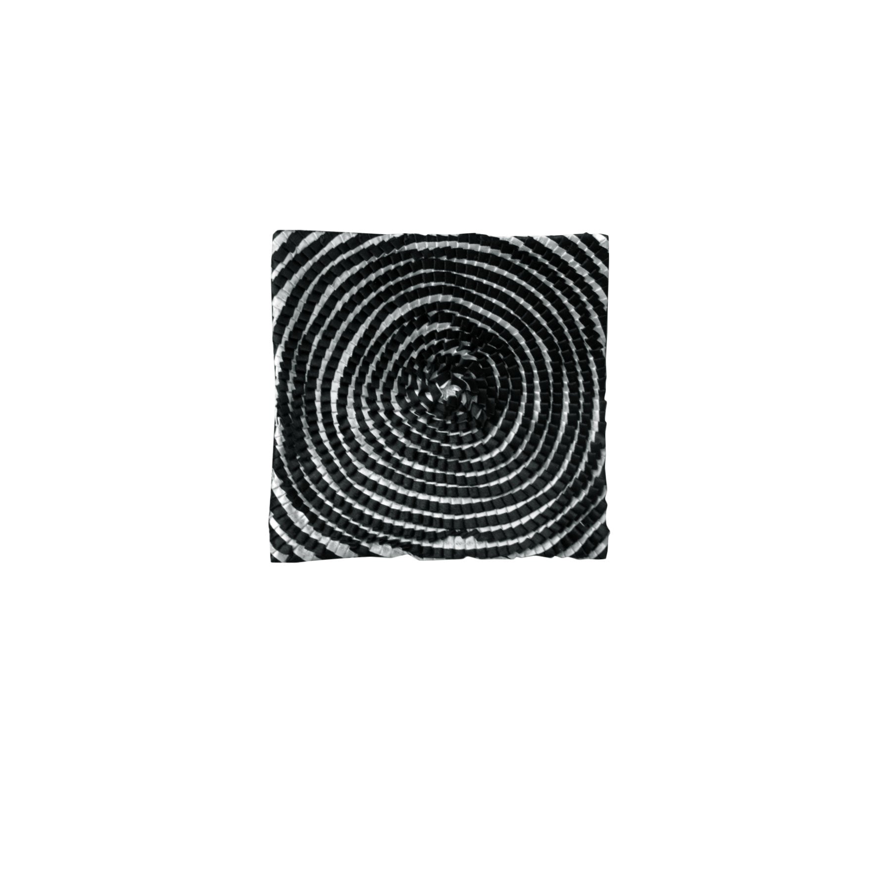 Small Designed Square Cushion Cover 30 x 30 cm Magnum V442-IDC-CUSHIONC-MAGNUM-BLACK-SQ