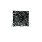 Small Designed Square Cushion Cover 30 x 30 cm Magnum V442-IDC-CUSHIONC-MAGNUM-BLACK-SQ
