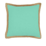 J Elliot Home Mornington Linen Cushion Cover 50 x 50 cm Mint V442-IDC-CUSHIONC-MORNINGTON-MINT-SQ