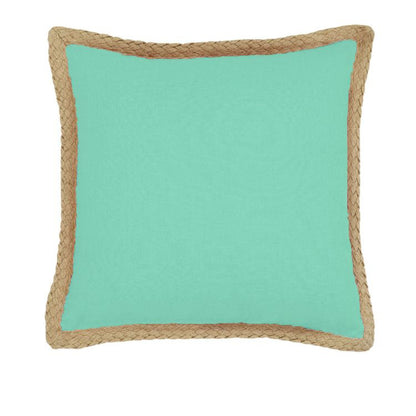 J Elliot Home Mornington Linen Cushion Cover 50 x 50 cm Mint V442-IDC-CUSHIONC-MORNINGTON-MINT-SQ