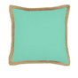 J Elliot Home Mornington Linen Cushion Cover 50 x 50 cm Mint V442-IDC-CUSHIONC-MORNINGTON-MINT-SQ
