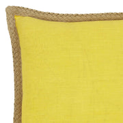 J Elliot Home Mornington Linen Cushion Cover 50 x 50 cm Mint V442-IDC-CUSHIONC-MORNINGTON-MINT-SQ
