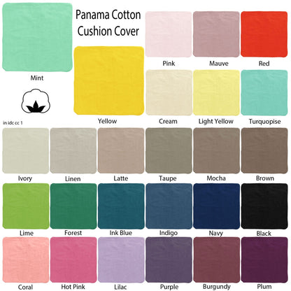 IDC Homewares Panama 100% Cotton Cushion Cover Mint V442-IDC-CUSHIONC-PANAMA-MINT-SQ