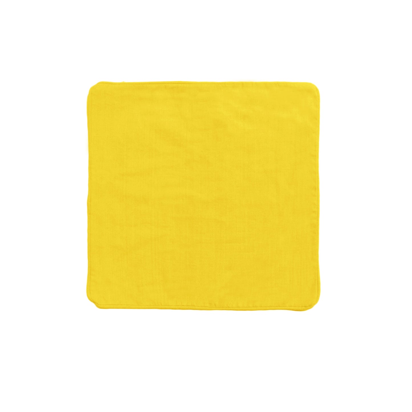 IDC Homewares Panama 100% Cotton Cushion Cover Yellow V442-IDC-CUSHIONC-PANAMA-YELLOW-SQ