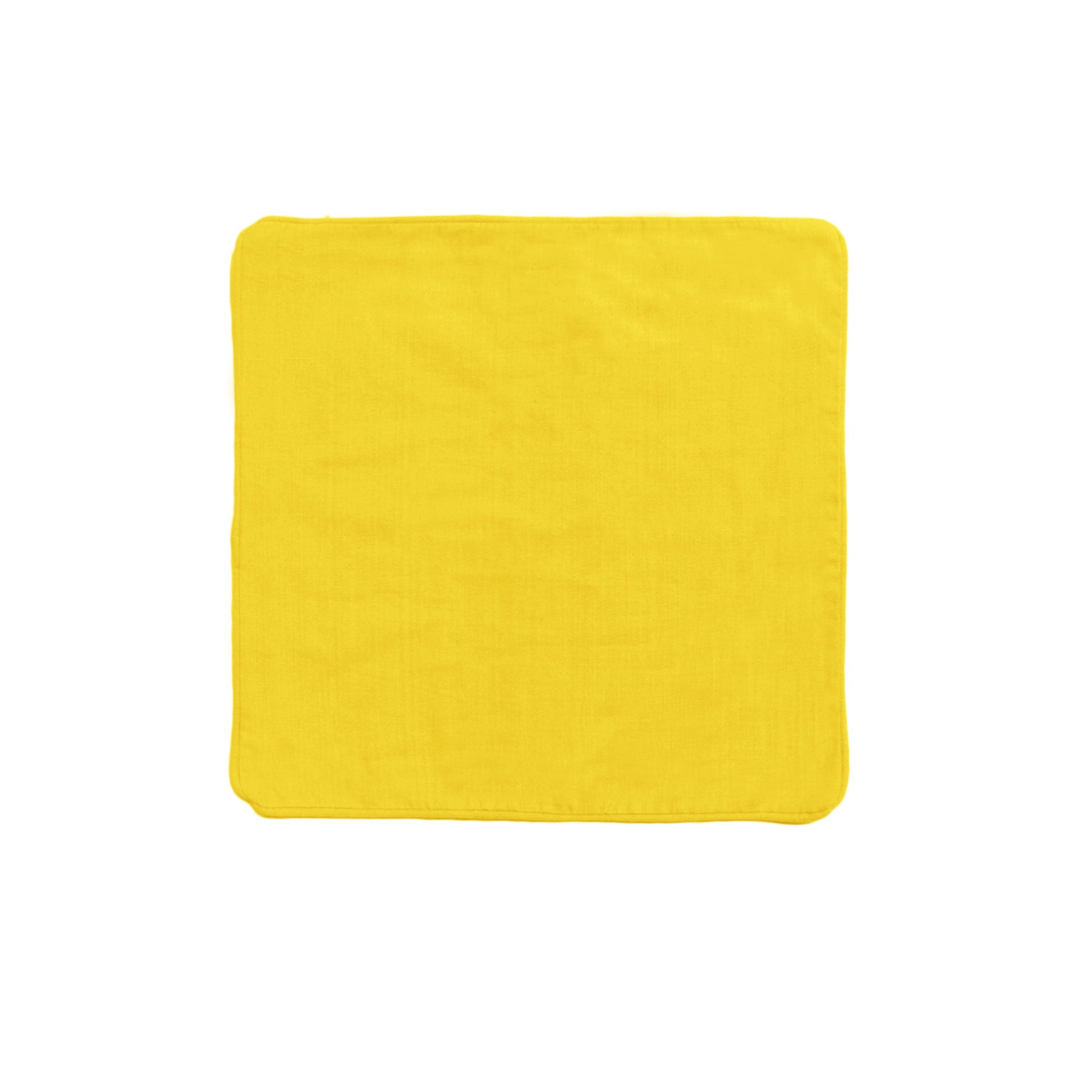 IDC Homewares Panama 100% Cotton Cushion Cover Yellow V442-IDC-CUSHIONC-PANAMA-YELLOW-SQ