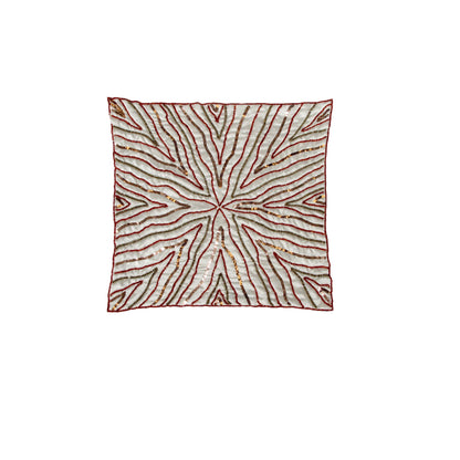 IDC Homewares Sequin Cushion Cover Bella Cream V442-IDC-CUSHIONC-SEQUINBELLA-CREAM-SQ