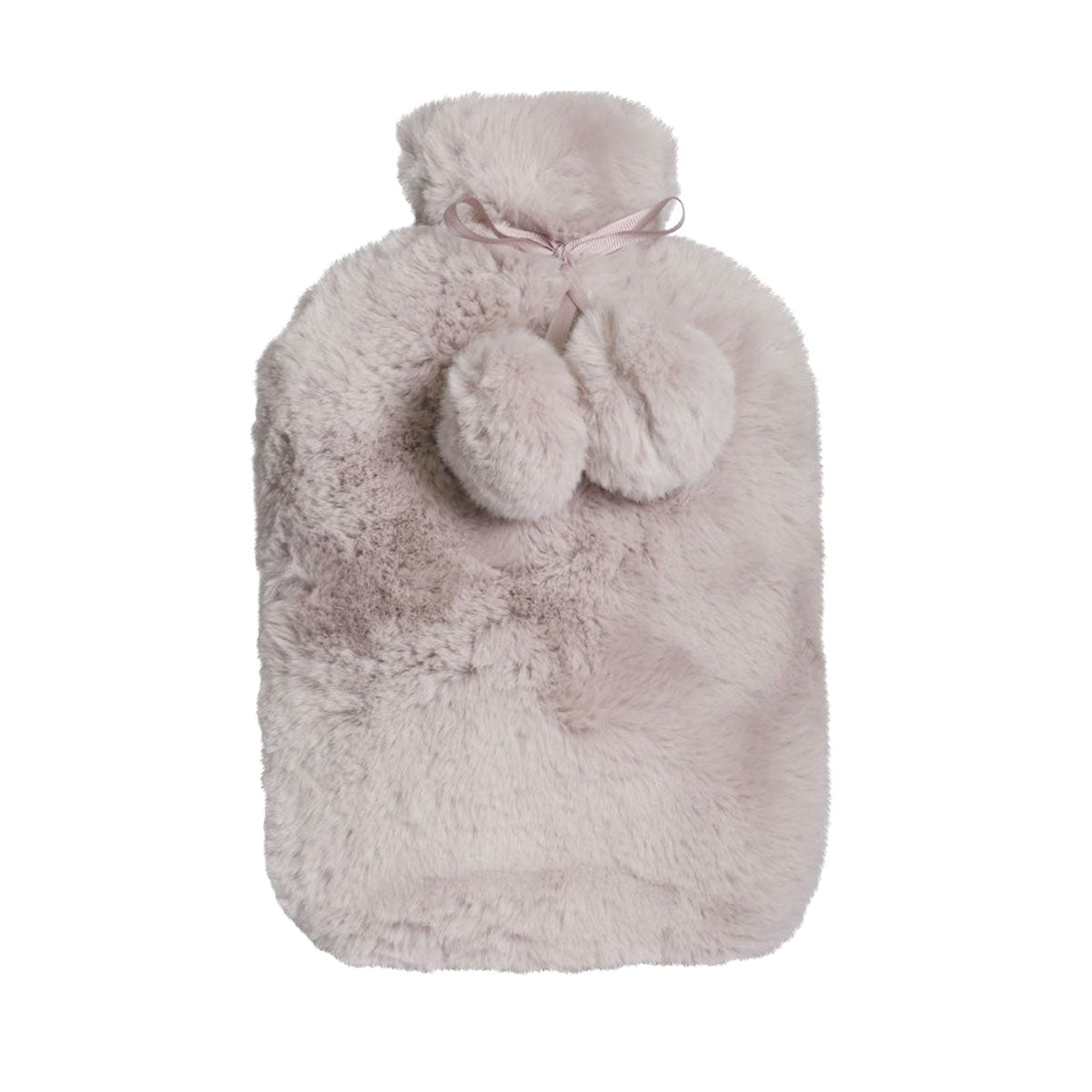 J.Elliot Home Amara Hot Water Bottle with Super Plush Faux Fur Cover Blush V442-IDC-MISC-AMARA-BLUSH-SH