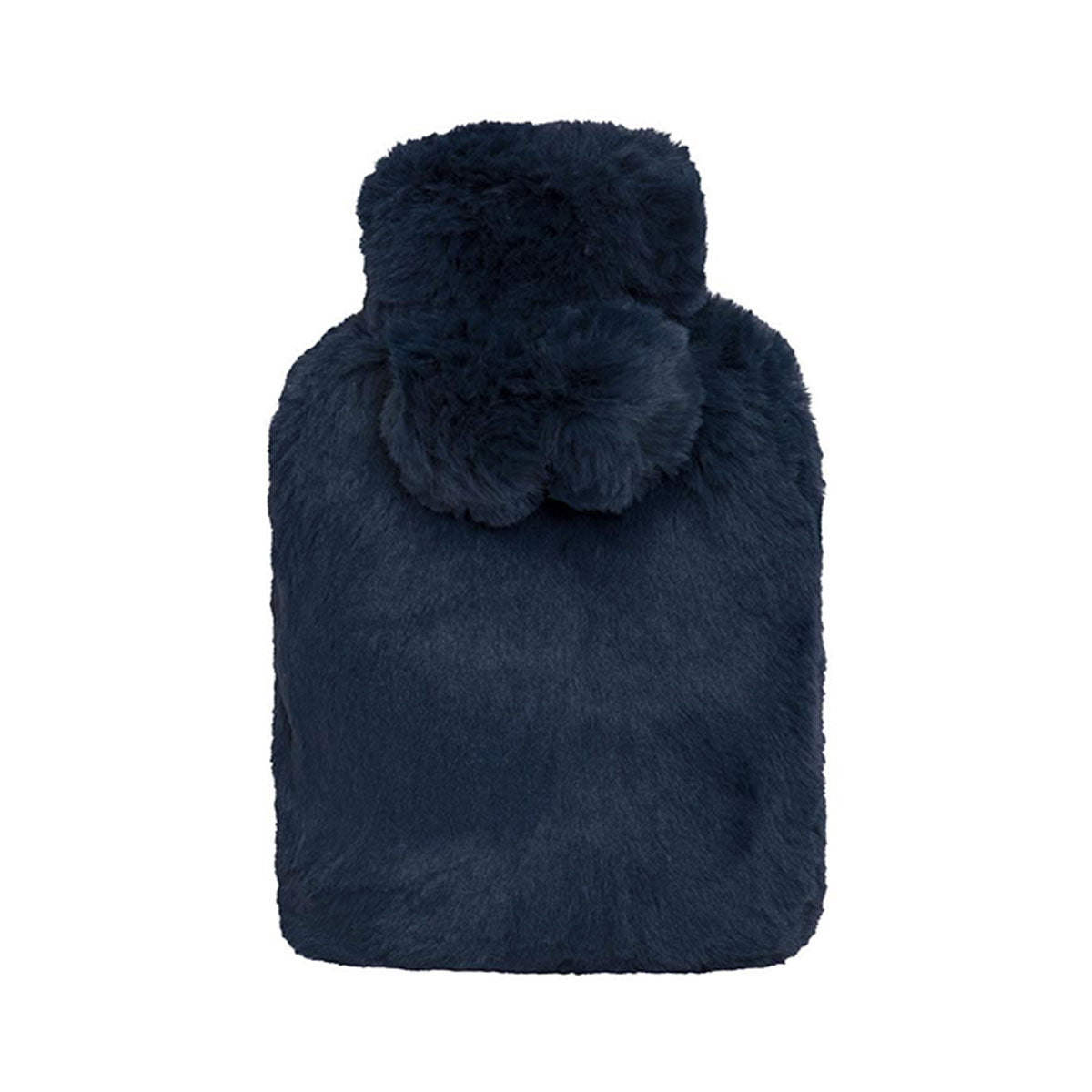 J.Elliot Home Amara Hot Water Bottle with Super Plush Faux Fur Cover Navy V442-IDC-MISC-AMARA-NAVY-SH