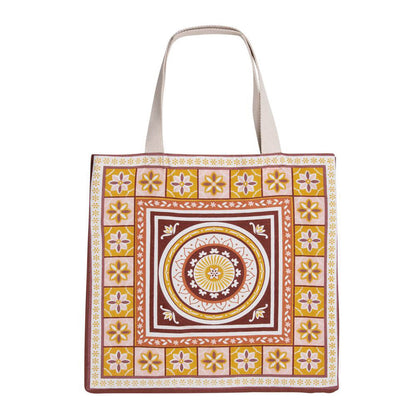 J Elliot Home Kasbah Cotton Tote Shopping Bag 40.5x43x10cm Pink V442-IDC-MISC-KASBAHBAG-PINK-SH