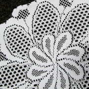 Blossom White Set of 2 Polyester Lace Table Doilies 36 cm Diameter V442-IDC-MISC-SETOF2BLOSSOMDOILIES-WHITE-RD