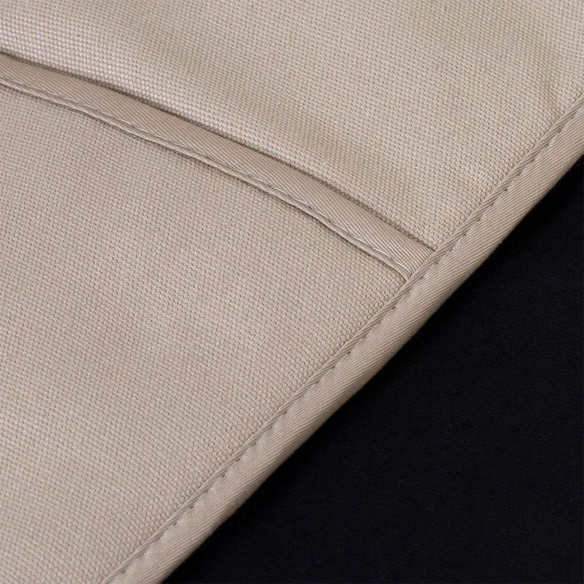 J Elliot Home Selby Cotton Double Oven Mitt Glove 17 x 82 cm Sandstone & Black V442-IDC-OVENM-SELBYDOUBLEGLOVE-SANDSTONE-SH
