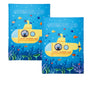 IDC Homewares Set of 2 Christopher Vine Design Tea Towels Great Barrier Reef V442-IDC-TEAT-GREATBARRIERREEF-MULTI-RE