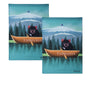 IDC Homewares Set of 2 Christopher Vine Design Tea Towels Tasmania V442-IDC-TEAT-TASMANIA-MULTI-RE