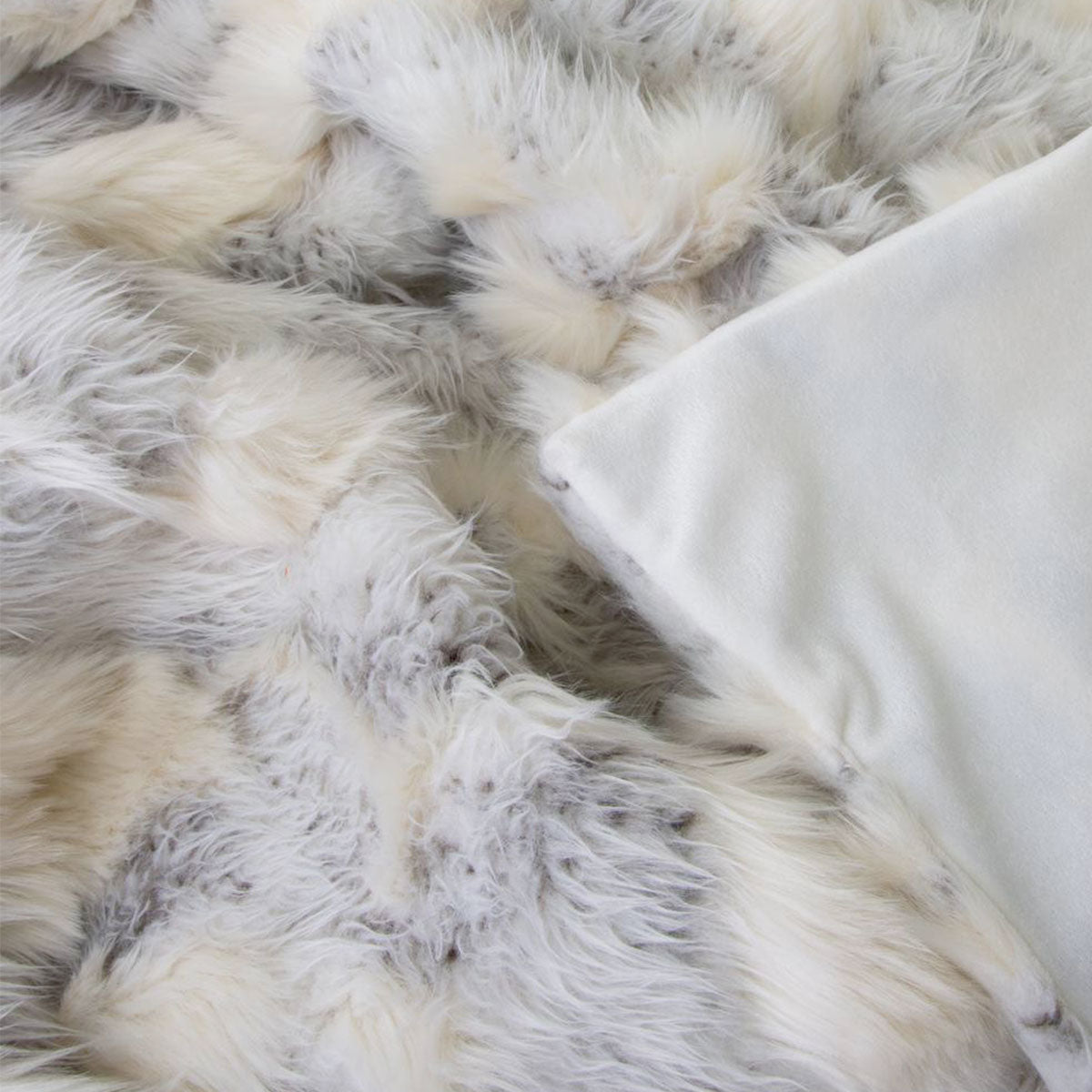 J Elliot Home Arctic Luxury Faux Fur Throw 130 x 160cm V442-IDC-THROW-ARCTIC-CREAM-RE