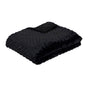 J.Elliot Home Azariah Plush Throw Black V442-IDC-THROW-AZARIAH-BLACK-RE