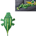 Mermaid Tail Crocodile Green Soft Blanket Throw V442-IDC-THROW-CROCODILE-GREEN-RE