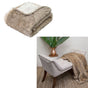 J Elliot Home Brown Fox Luxury Faux Fur Throw 130 x 160cm V442-IDC-THROW-FOX-BROWN-RE