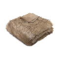 J.Elliot Home Grizzly Brown Faux Fur Throw V442-IDC-THROW-GRIZZLY-BROWN-RE