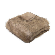 J.Elliot Home Grizzly Brown Faux Fur Throw V442-IDC-THROW-GRIZZLY-BROWN-RE