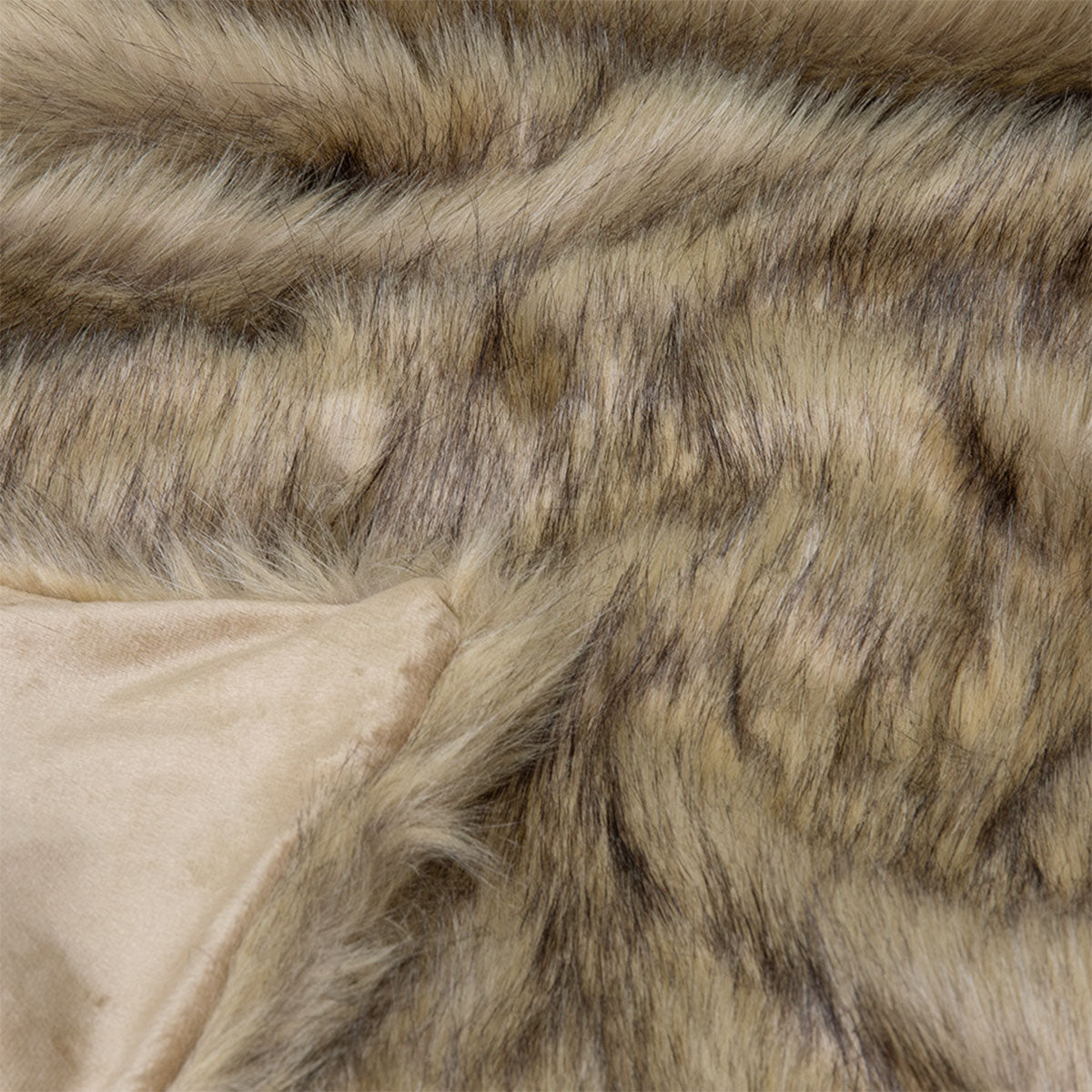 J.Elliot Home Grizzly Brown Faux Fur Throw V442-IDC-THROW-GRIZZLY-BROWN-RE