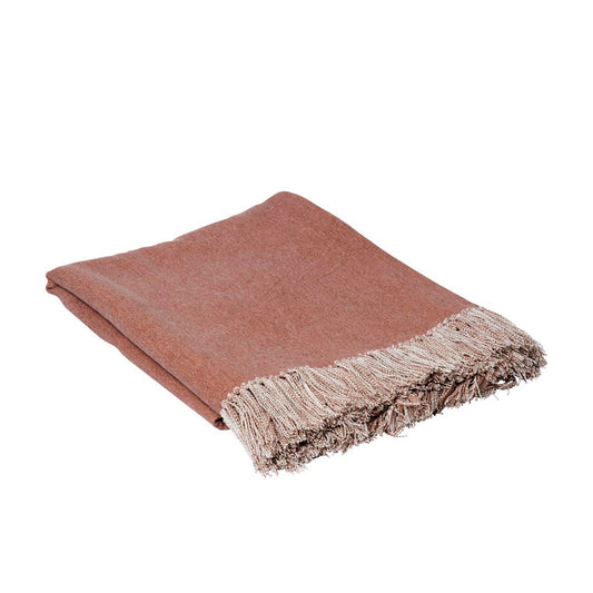 J.Elliot Home Idris Cotton Throw Dusty Pink Home V442-IDC-THROW-IDRIS-DUSTYPINK-RE