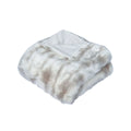 J Elliot Home Lynx Wild Cat Faux Fur Throw Rug 130 x 160cm V442-IDC-THROW-LYNX-IVORY-RE