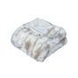 J Elliot Home Lynx Wild Cat Faux Fur Throw Rug 130 x 160cm V442-IDC-THROW-LYNX-IVORY-RE