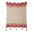 J.Elliot Home Merryn Cotton Throw Orange Multi V442-IDC-THROW-MERRYN-ORANGEMULTI-RE