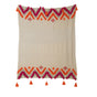 J.Elliot Home Merryn Cotton Throw Orange Multi V442-IDC-THROW-MERRYN-ORANGEMULTI-RE
