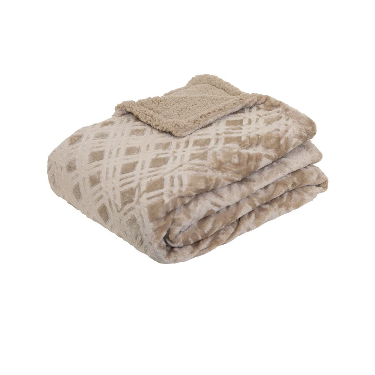 J.Elliot Home Vida Microplush Throw Sandstone V442-IDC-THROW-VIDA-SANDSTONE-RE