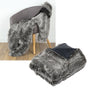 IDC Homewares Luxury Wolf Faux Fur Throw 125 x 150cm V442-IDC-THROW-WOLF-GREY-RE