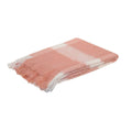 J.Elliot Home Wren Faux Mohair Throw Clay Pink/White V442-IDC-THROW-WREN-CLAYPINK-RE