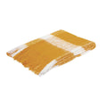 J.Elliot Home Wren Faux Mohair Throw Mustard/White V442-IDC-THROW-WREN-MUSTARD-RE