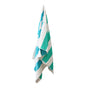 J.Elliot Home 400GSM Premium Cotton Reversible Striped Beach Towel 76 x 152 cm Aqua Teal V442-IDC-TOWEL-REVERSIBLESTRIPE-AQUA-RE