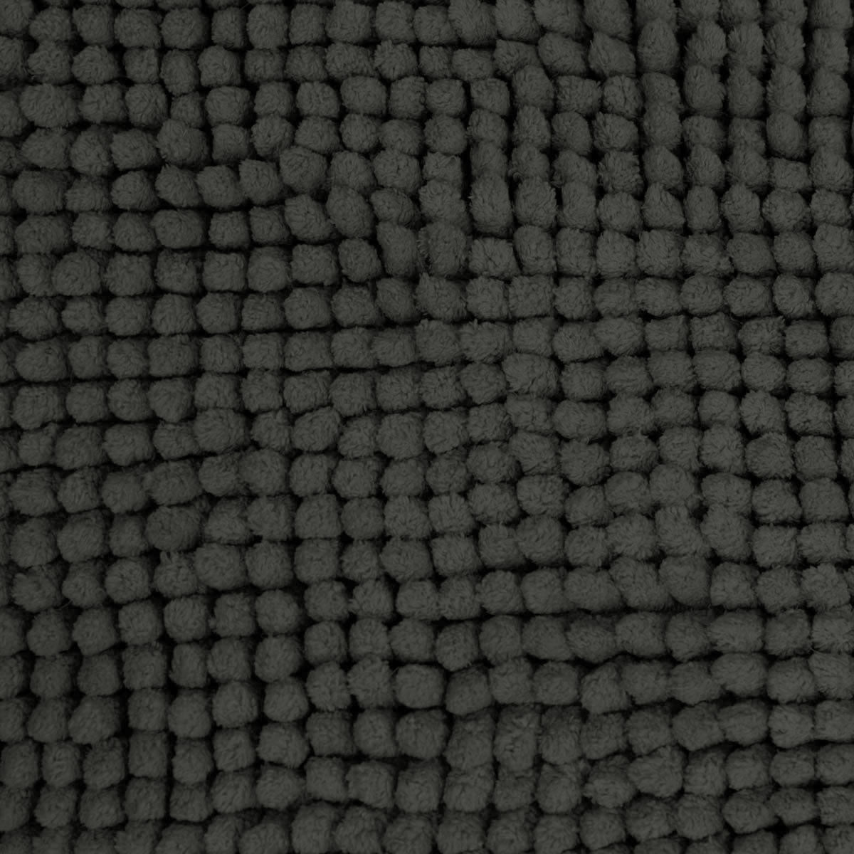 Toggle Microfiber Bath Mat Contoured Charcoal V442-INT-BATHM-TOGGLECONTOURED-CHARCOAL-SH