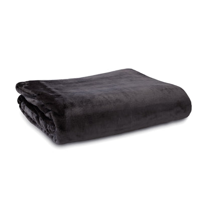Ardor Lucia Luxury Push Blanket Charcoal Double V442-INT-BLANKET-LUCIA-CHARCOAL-DS