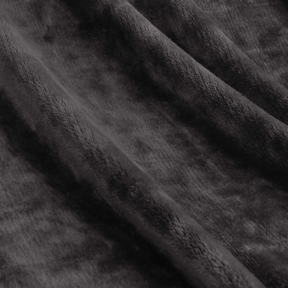 Ardor Lucia Luxury Push Blanket Charcoal Double V442-INT-BLANKET-LUCIA-CHARCOAL-DS