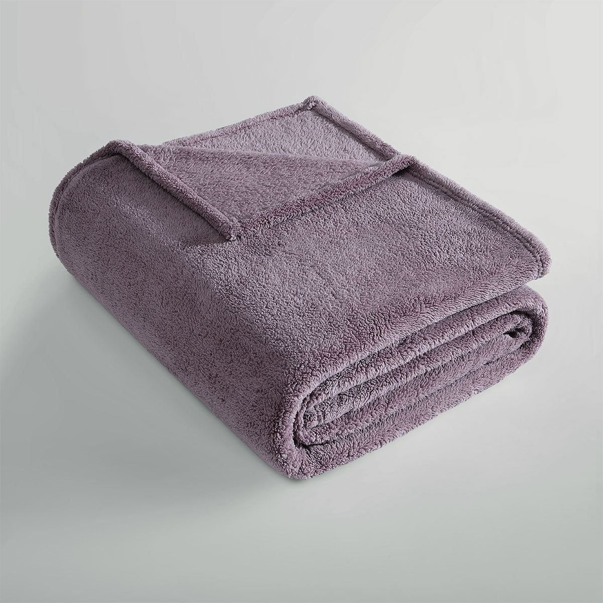 Ardor Teddy Mauve Ultra Soft Cozy Fleece Blanket Queen V442-INT-BLANKET-TEDDY-MAUVE-QS