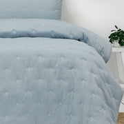Ardor Saladin Chambray 3 Pcs Embroidered Comforter Set Queen/King V442-INT-COMFORTER-3PCSSALADIN-CHAMBRAY-QS