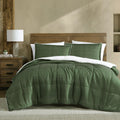 Ardor 3 Pcs Cammy Deep Khaki Comforter Set with Sherpa Reverse Queen/King V442-INT-COMFORTER-CAMMY-DEEPKHAKI-QS