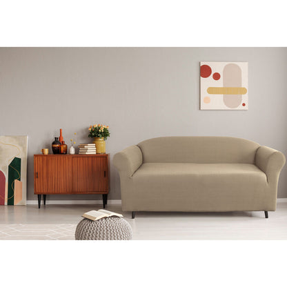 Elan Cambridge Extra-stretch Couch Cover Linen Two Seater Linen V442-INT-COUCHC-CAMBRIDGE-LINEN-2S