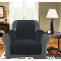 Custom Fit Sofa Cover Protector One Seater Slate V442-INT-COUCHC-PROTECTOR-1SEATER-SLATE