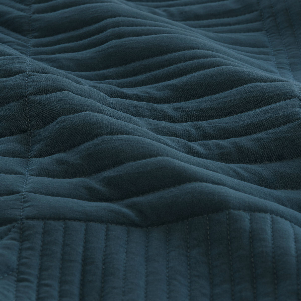 Ardor Finley Navy 3 Pcs Quilted Coverlet Set Queen/King V442-INT-COVERLETS-FINLEY-NAVY-QS